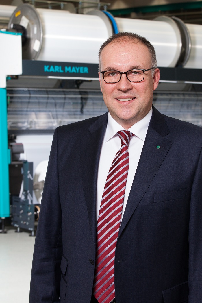 Arno Gärtner, CEO of the Karl Mayer Group. © Karl Mayer